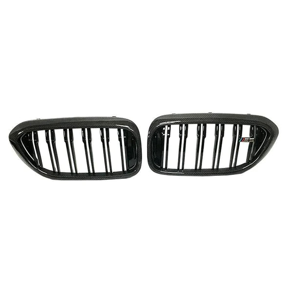 Carbon Fiber Dual Slat Grilles - BMW F90 M5 & G30