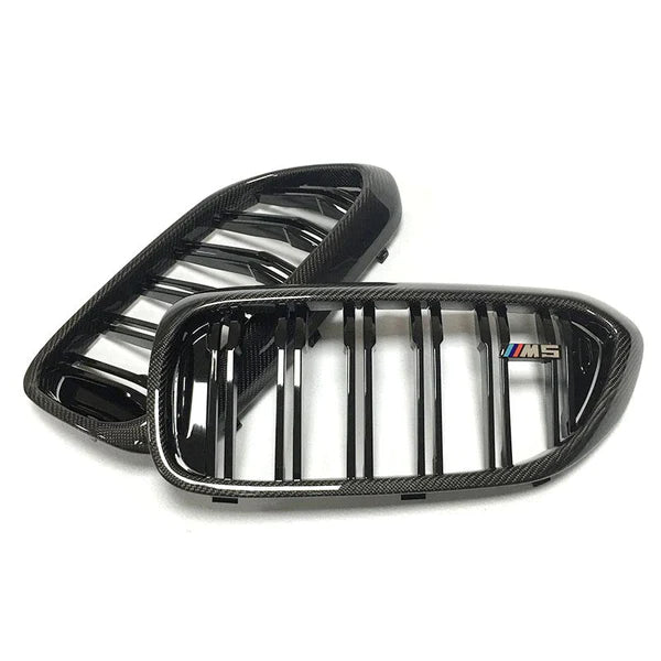 Carbon Fiber Dual Slat Grilles - BMW F90 M5 & G30