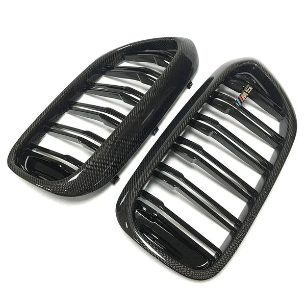 Carbon Fiber Dual Slat Grilles - BMW F90 M5 & G30