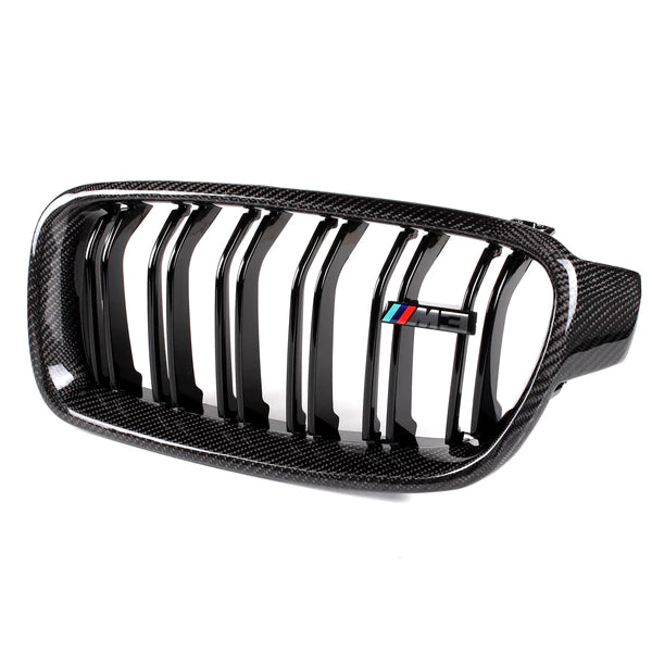 Dual Carbon Slat Front Grilles - BMW F80 M3