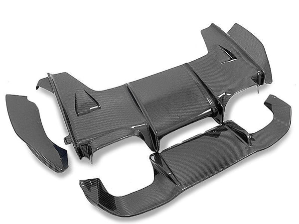 PSM Style Carbon Fiber Rear Diffuser - BMW F87 M2 / M2C