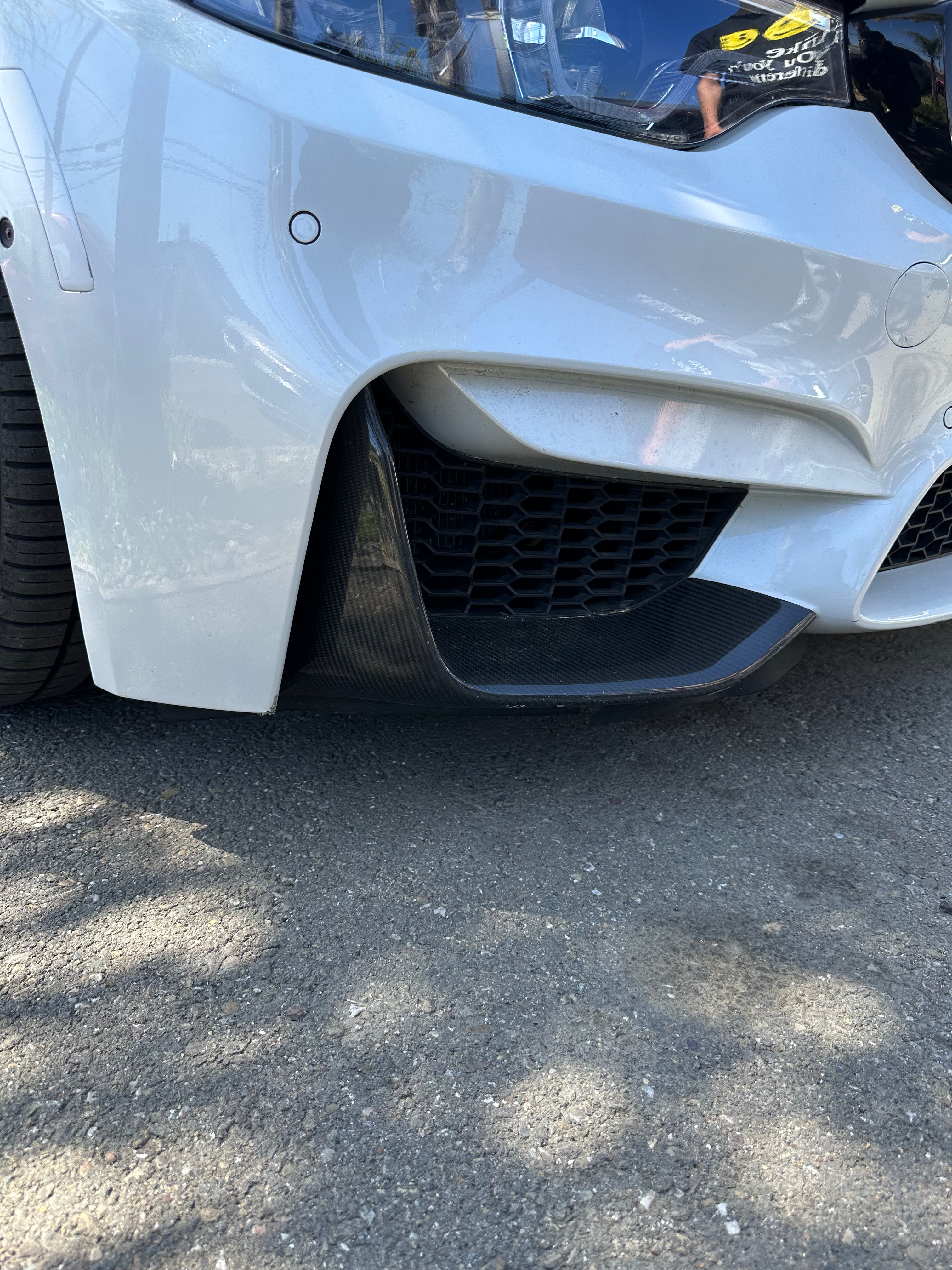 M Performance Carbon Fiber Front Low Splitters - BMW F80 M3 & F82 / F83 M4