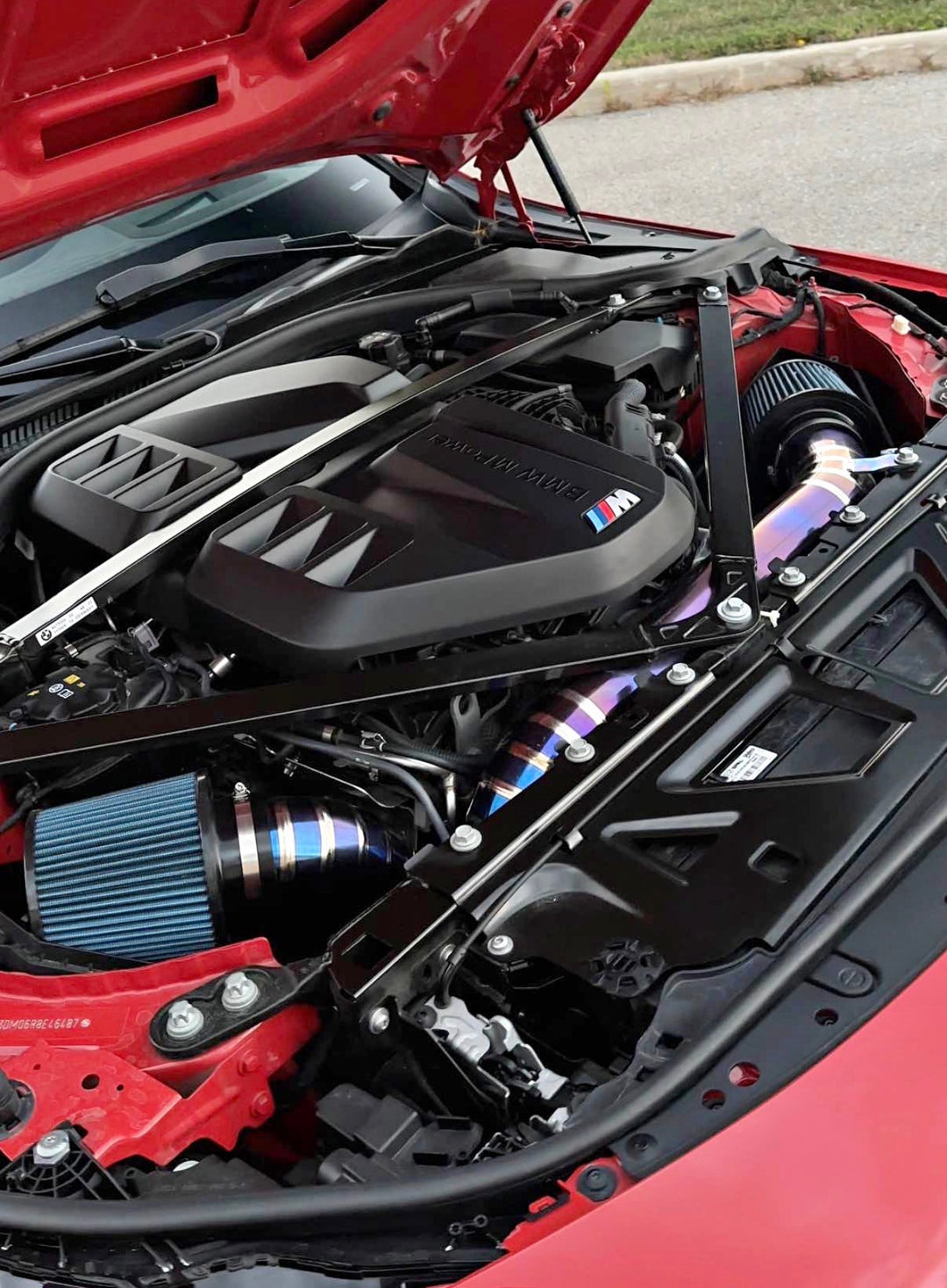 TITANIUM Cold Air Intake for BMW G80 G82 M3 M4 / G87 M2 Competition S58 Engine