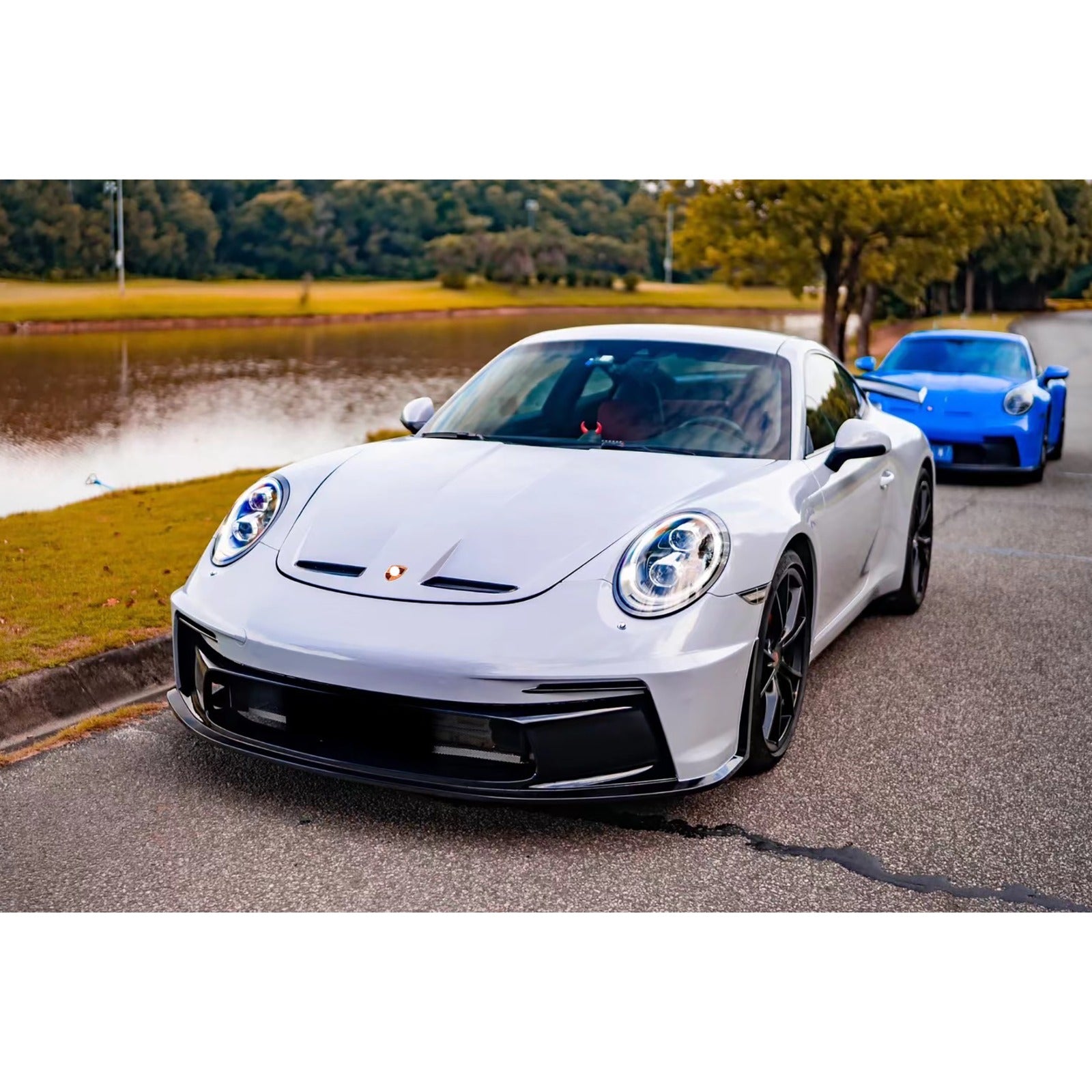 Carbon Fiber GT3 Vented Front Bonnet Lid - Porsche 991 911 Carrera 2012-2018