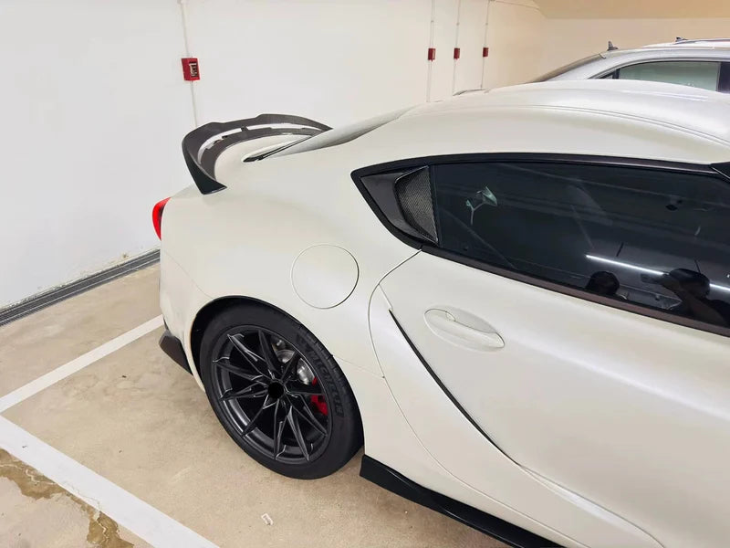 Carbon Fiber Side Window Cover Louver - Toyota Supra A90 A91 Mk5