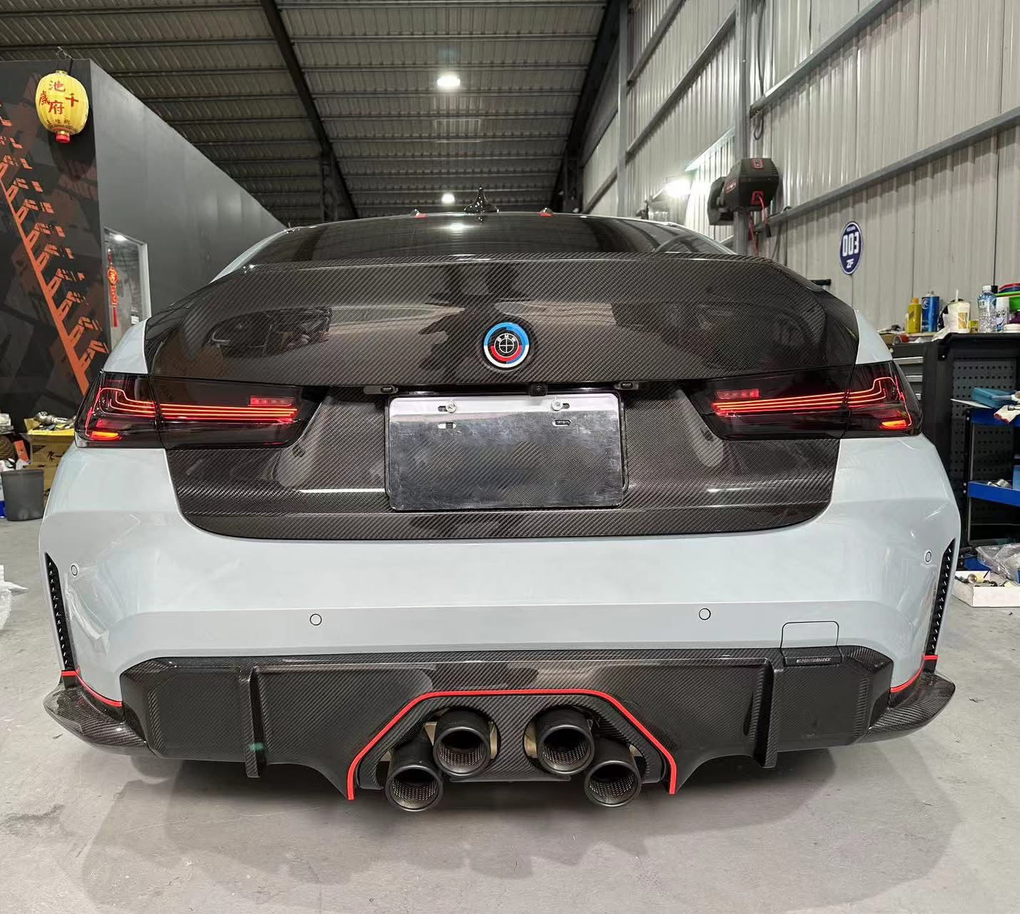 Prepreg Carbon Fiber Rear Diffuser ( M Performance Exhaust Only) - BMW G80 M3 G82 M4