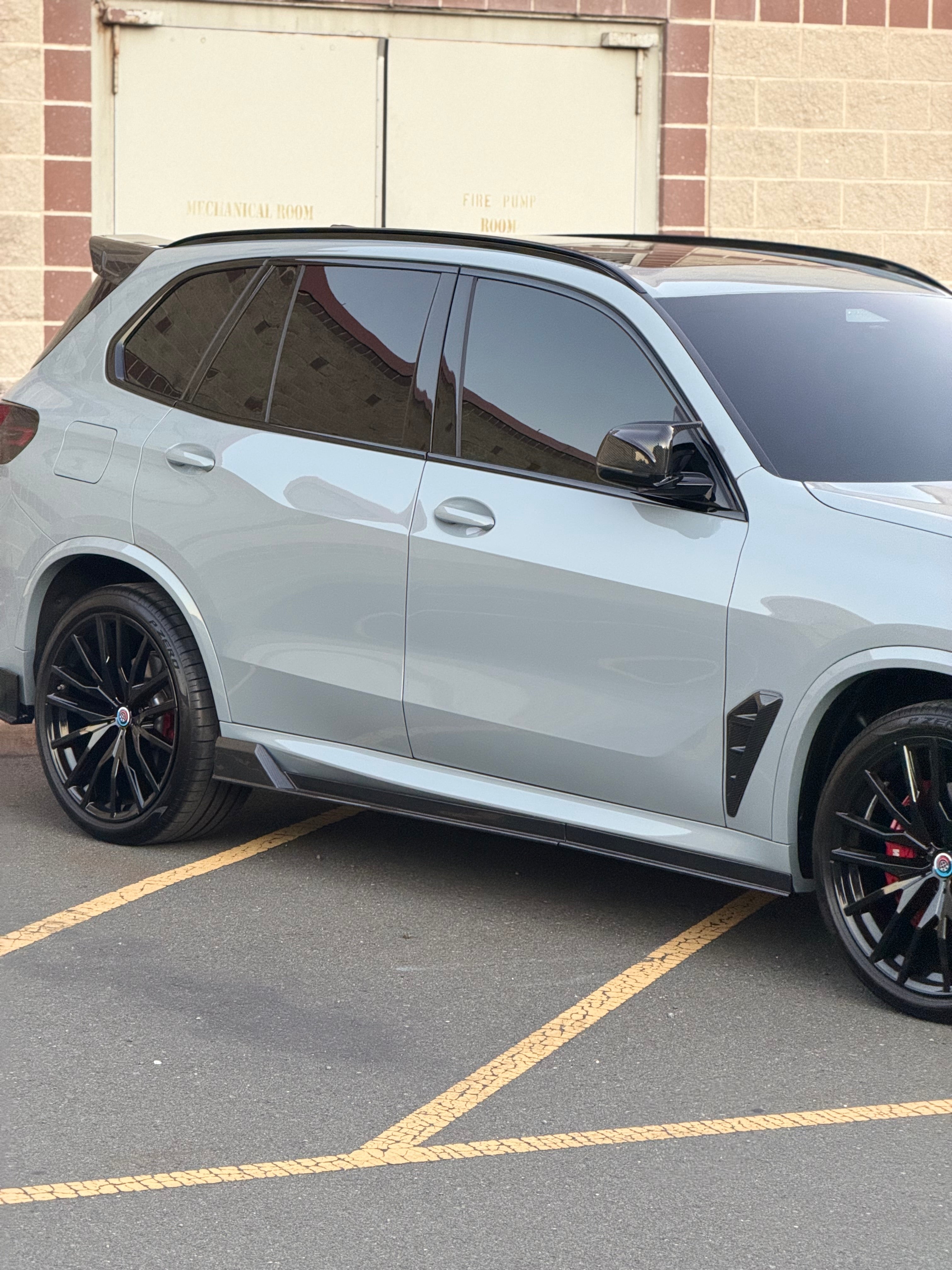 Carbon Fiber Winglet Side Skirts v2 - BMW G05 X5