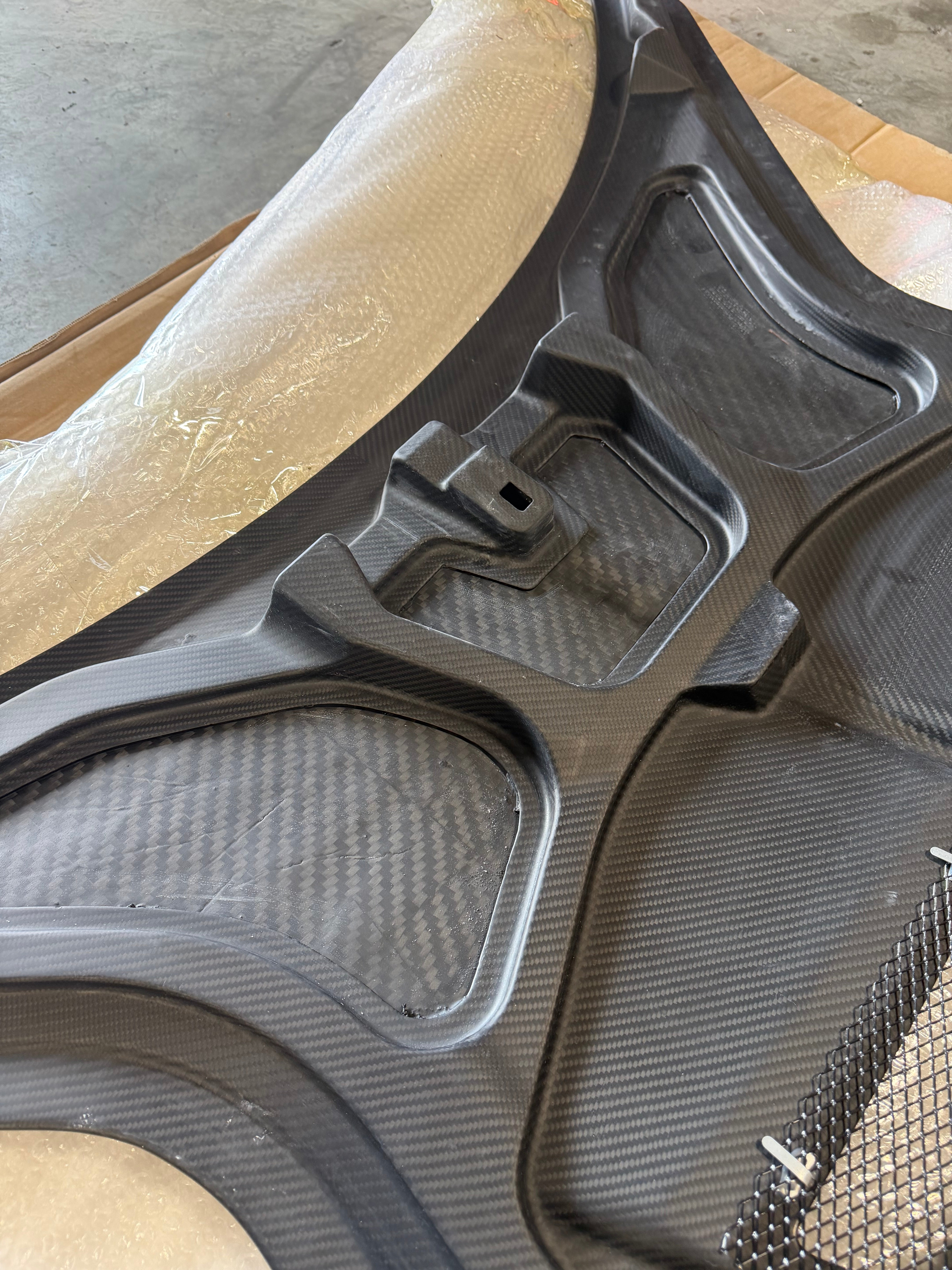 Carbon Fiber V Style Hood Bonnet -  Lotus Emira