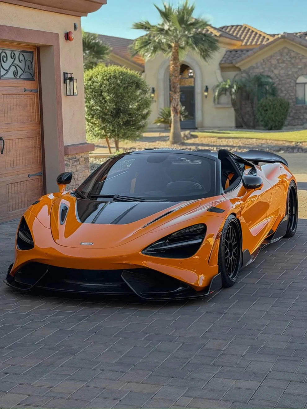 McLaren 720s/750s/765Lt Carbon Fiber R Style Hood Bonnet
