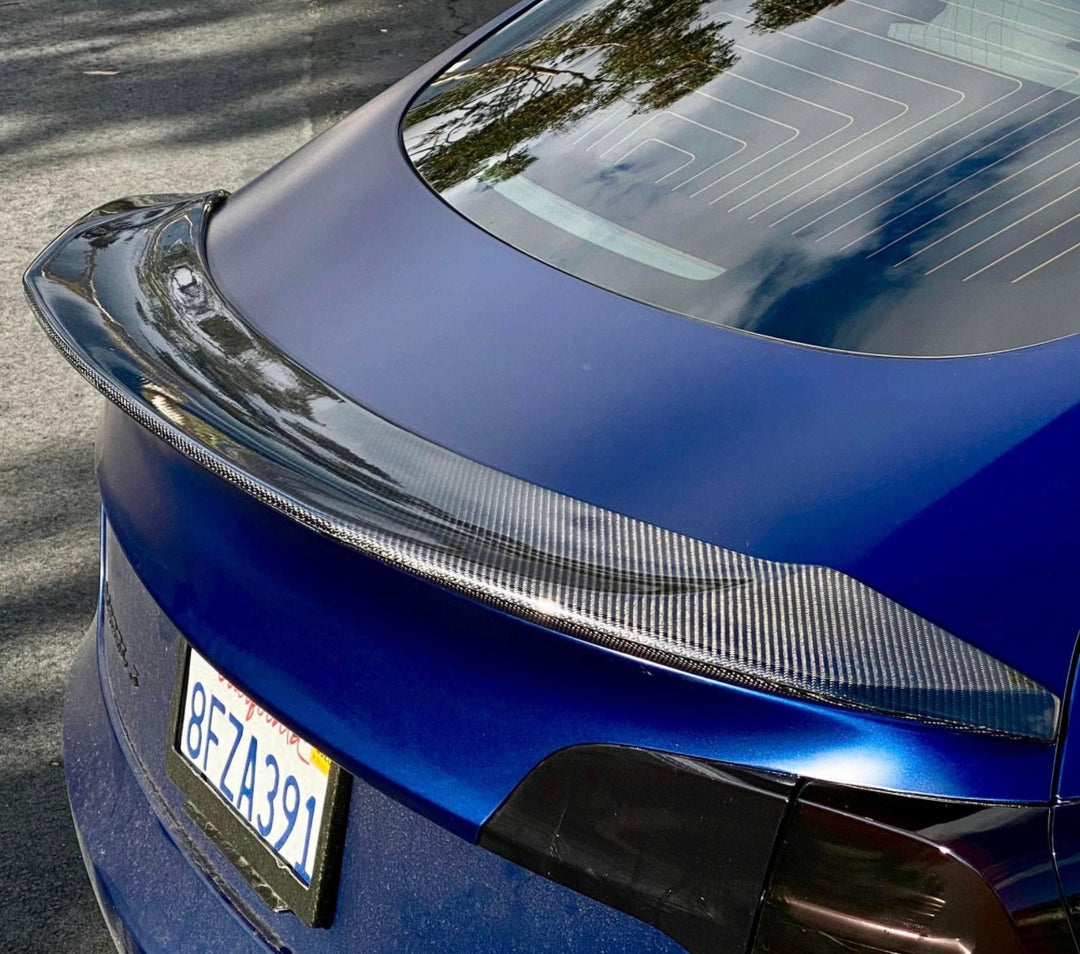 V Style Carbon Fiber Spoiler - Tesla Model 3 2017-2023