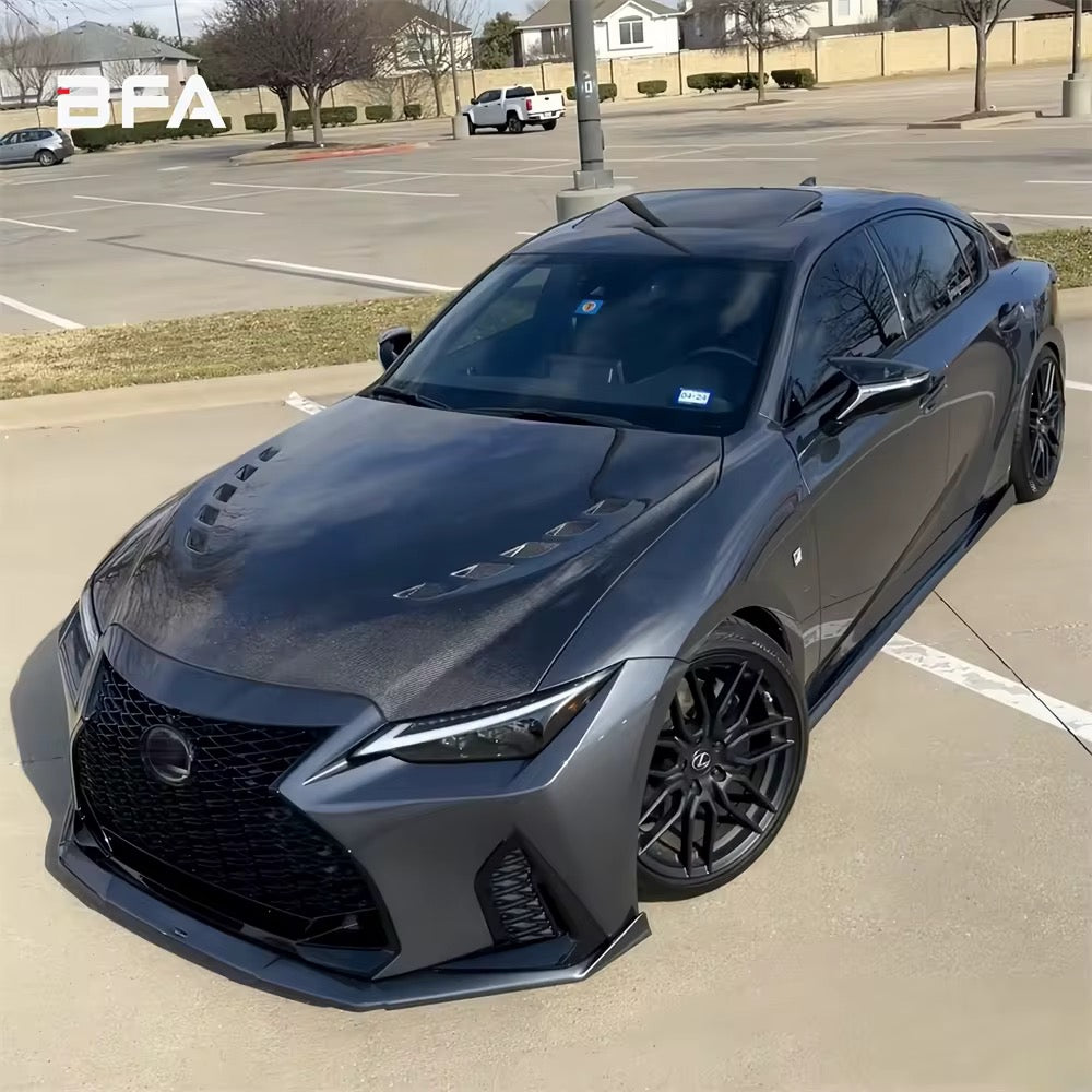Carbon Fiber Vented Engine hood - Lexus IS 300, IS 350, and IS 500 (2021-2024)