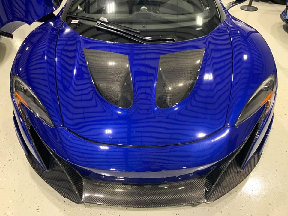 P1 Style Carbon Fiber Hood Bonnet - McLaren 650s