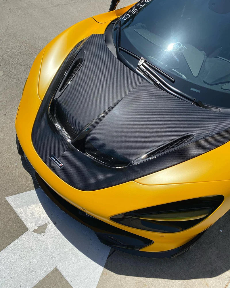 Carbon Fiber V Front Hood Bonnet Lid- McLaren 720s/ 750s/765Lt