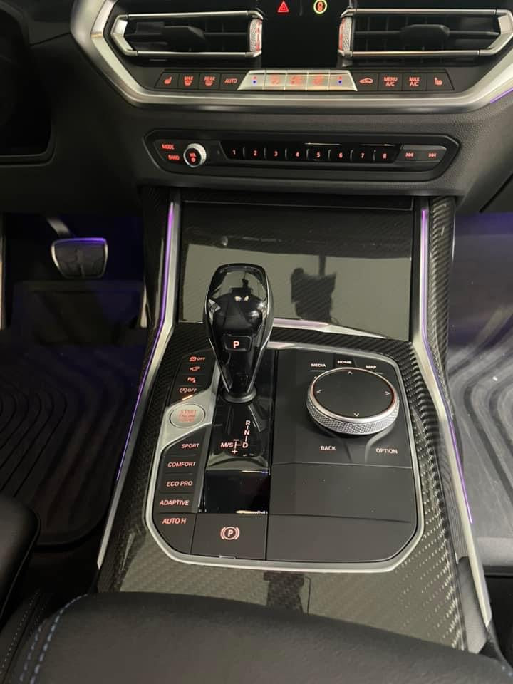 Carbon Fiber Center Console Trim Set - BMW G Chassis