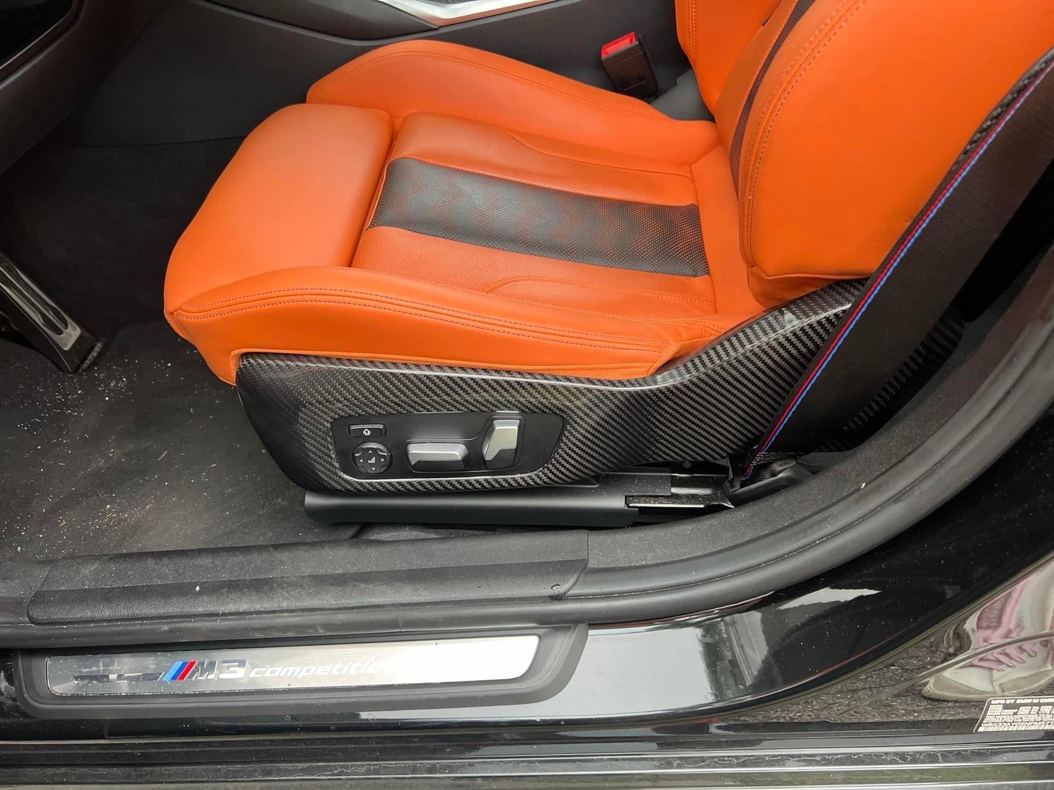 Carbon Fiber Seat Trim Cover - BMW G80 M3 & G82 / G83 M4