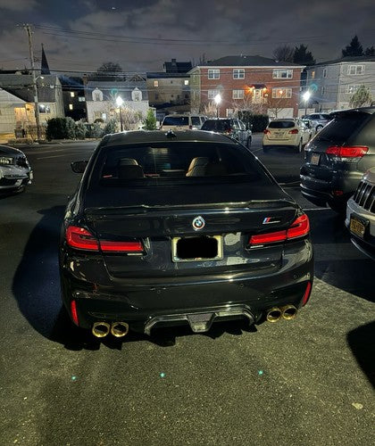 Carbon Fiber Rear Trunk CS Style Spoiler -  2017-2023 BMW G30 530i 540i F90 M5