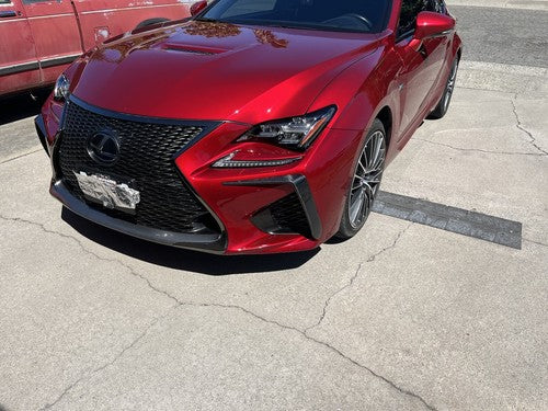 CARBON FIBER FRONT BUMPER GARNISH AIR VENT FANG TRIM COVER -  CARBON FIBER FRONT BUMPER GARNISH AIR VENT FANG TRIM COVER