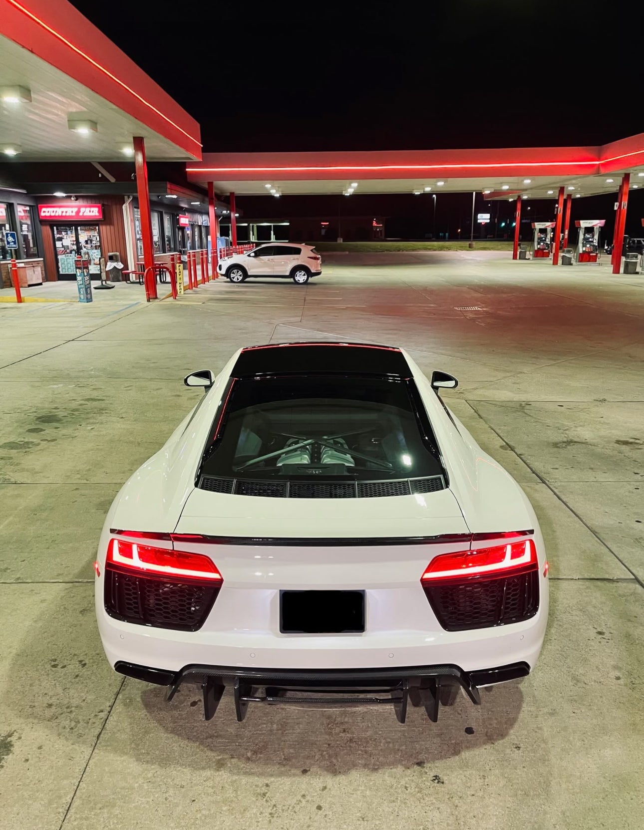 3 Piece Style Carbon Fiber Trunk Spoiler - Audi R8 V10 Type 4S