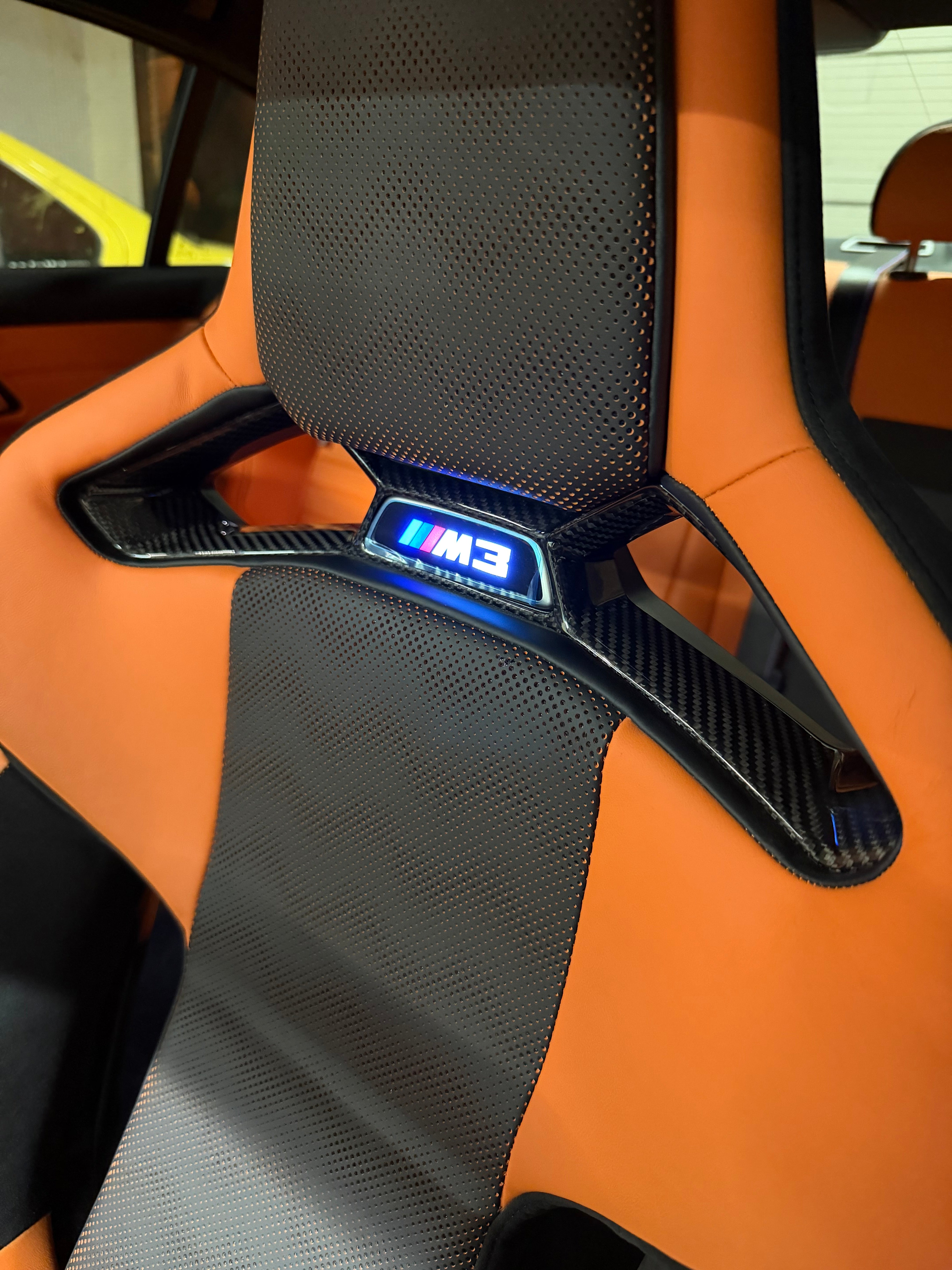 Carbon Fiber Seat Center trim Cover - BMW G80 G81 M3 /G82 G83 M4 /G87 M2