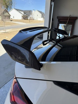 Carbon Fiber Highkick Rear Trunk Spoiler Wing - Honda Civic Type R