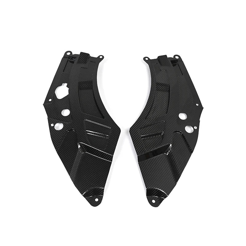 Carbon Fiber Engine Bay Headlight Cover Trim Set V1 - BMW M2 G87