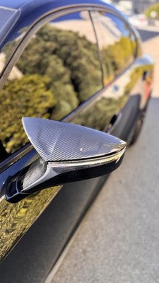 M style Carbon Fiber Mirror Cap Set - 21-24 LEXUS IS300 IS350 IS500