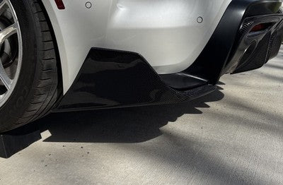 Carbon Fiber AG Style  Rear Canard Splitters - Toyota A90 Supra MK5