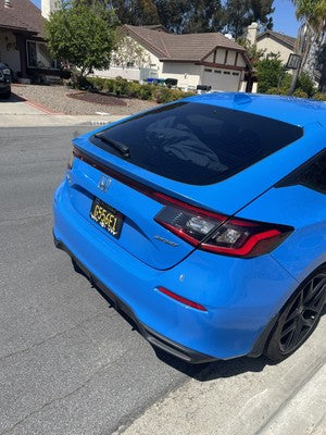 Carbon Fiber C Trunk Spoiler - 2022-25 Civic Hatchback Civics