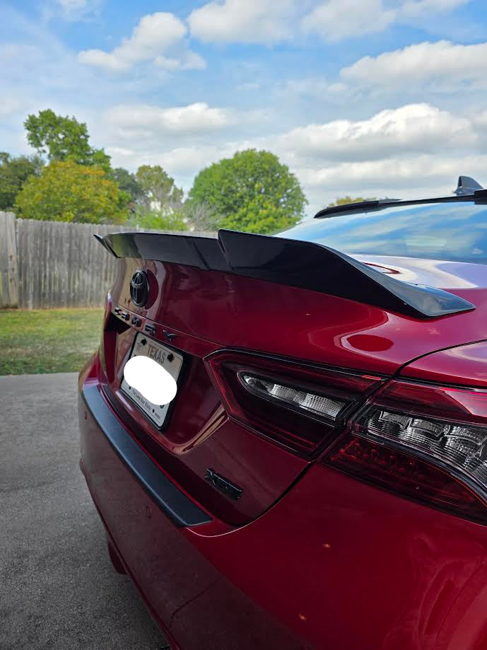 V2 Gloss Black Spoiler - Toyota Camry SE/XSE/LE/XLE
