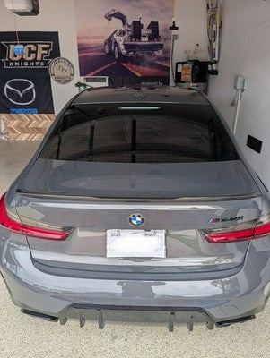 OE Style Carbon Fiber Rear Trunk Spoiler - BMW G80 M3 / G20 3 Series