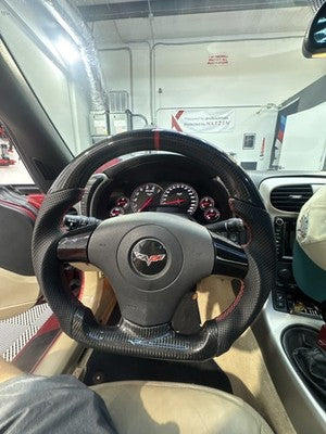 Carbon Fiber Steering Wheel for Chevrolet Corvette C6