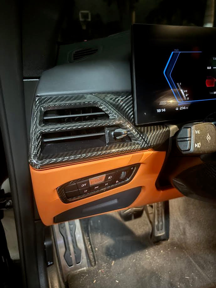 Carbon Fiber Side Air Vent Trim - BMW  G42 G20 G22 G23 G26 M2 G87 M3 G80 G81 M4 G82 G83 2025+