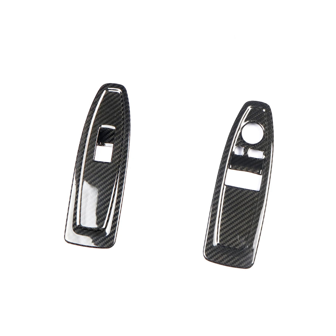BMW F82 M4 Dry Carbon Fiber Inner Door Button Cover
