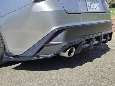 Gloss Black Rear Diffuser + Corner Extensions V3 - 21-25 Lexus IS300 IS350