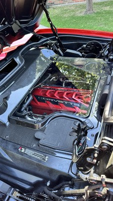 Prepreg Carbon Fiber Engine Bay Cover - Corvette C8 Z51 Z06 HTC Convertible 2020-2023