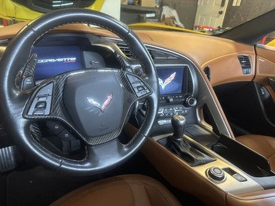 Carbon Fiber Steering Wheel Trim -  Chevrolet  Corvette C7 Stingray Z06