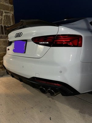 PSM Style Carbon Fiber Trunk Spoiler - Audi RS5 / S5 / A5 & B9