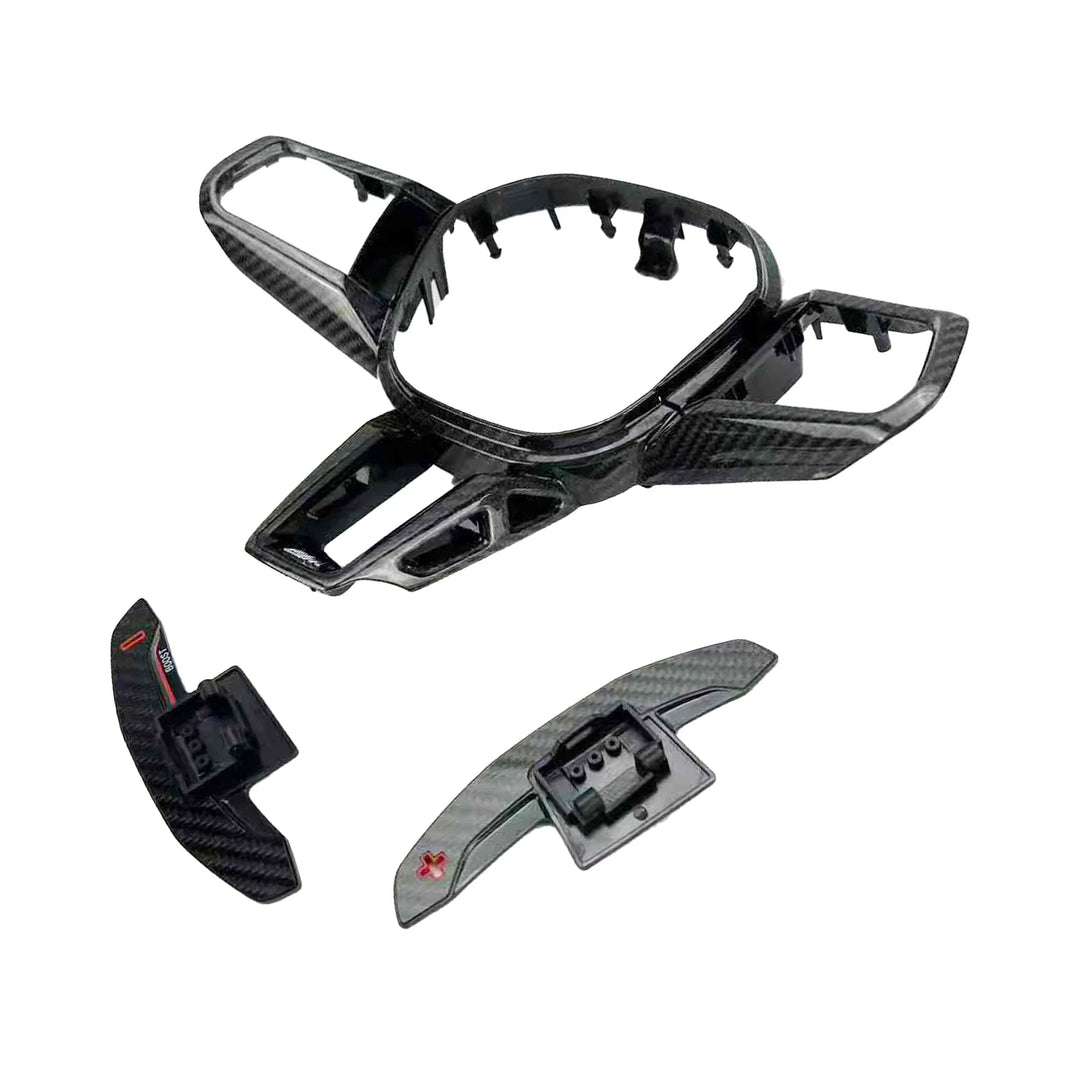 Carbon Fiber Steering Wheel Center Trim CS Style - BMW M5 G90 G99