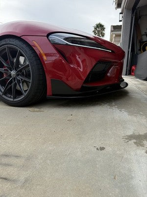 Gloss Black Front Lip Splitter V1 - Toyota Supra A90/A91 MK5