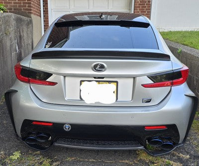 Carbon Fiber CT Rear Diffuser w/ Rear Canard - Lexus RCF RC F