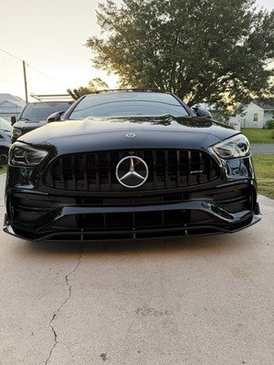 Gloss Black BRB Front Splitter Lip -  Mercedes Benz C Class W206 C class 2021+