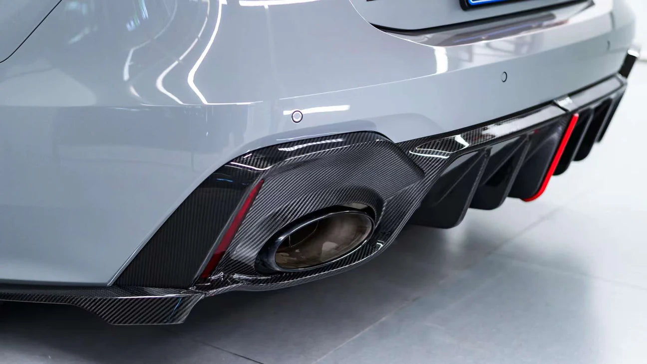 Carbon Fiber KB Rear Diffuser for Audi RS7 RS6 C8 2020