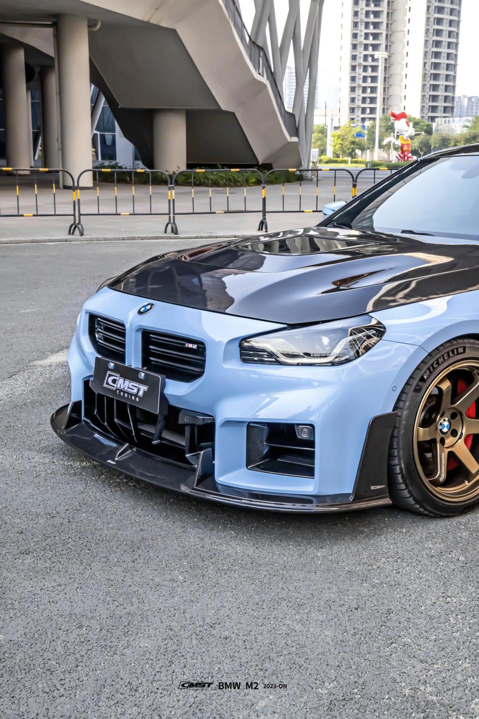 Carbon Fiber CT w/ Transparent Window Engine Bonnet Hood - BMW M2 / M2C G87 & 2 Series M240 230 G42
