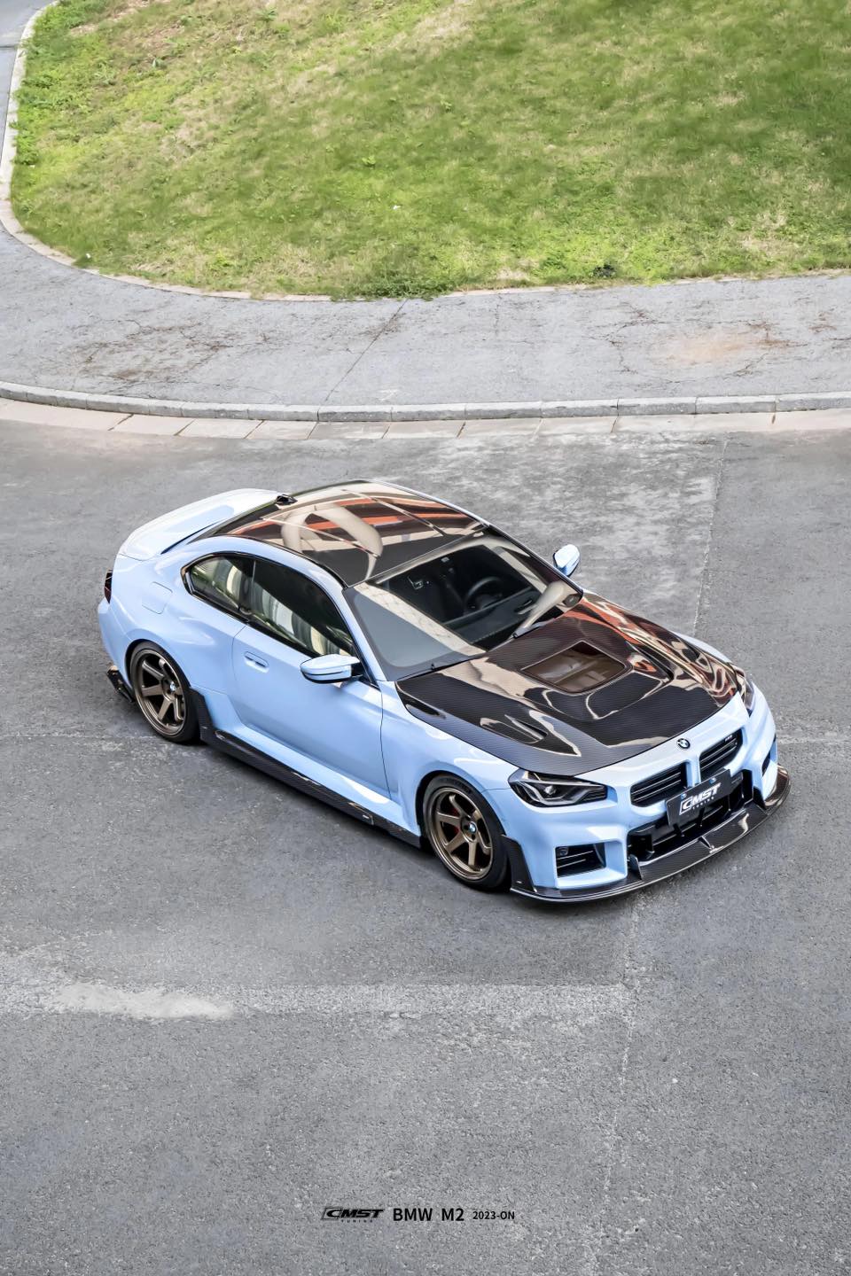 Carbon Fiber CT w/ Transparent Window Engine Bonnet Hood - BMW M2 / M2C G87 & 2 Series M240 230 G42