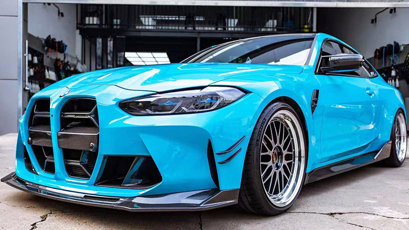 Real Carbon Fiber Front Bumper Lip Compatible with 2021-2025 BMW G80 M3 Real Carbon Fiber Front Bumper Lip Compatible with 2021-2025 BMW G80 M3