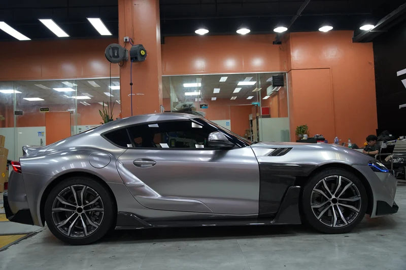 Prepreg Carbon Fiber AD V2 Side Skirts – For Toyota Supra A90/A91 Mk5 (2020+)