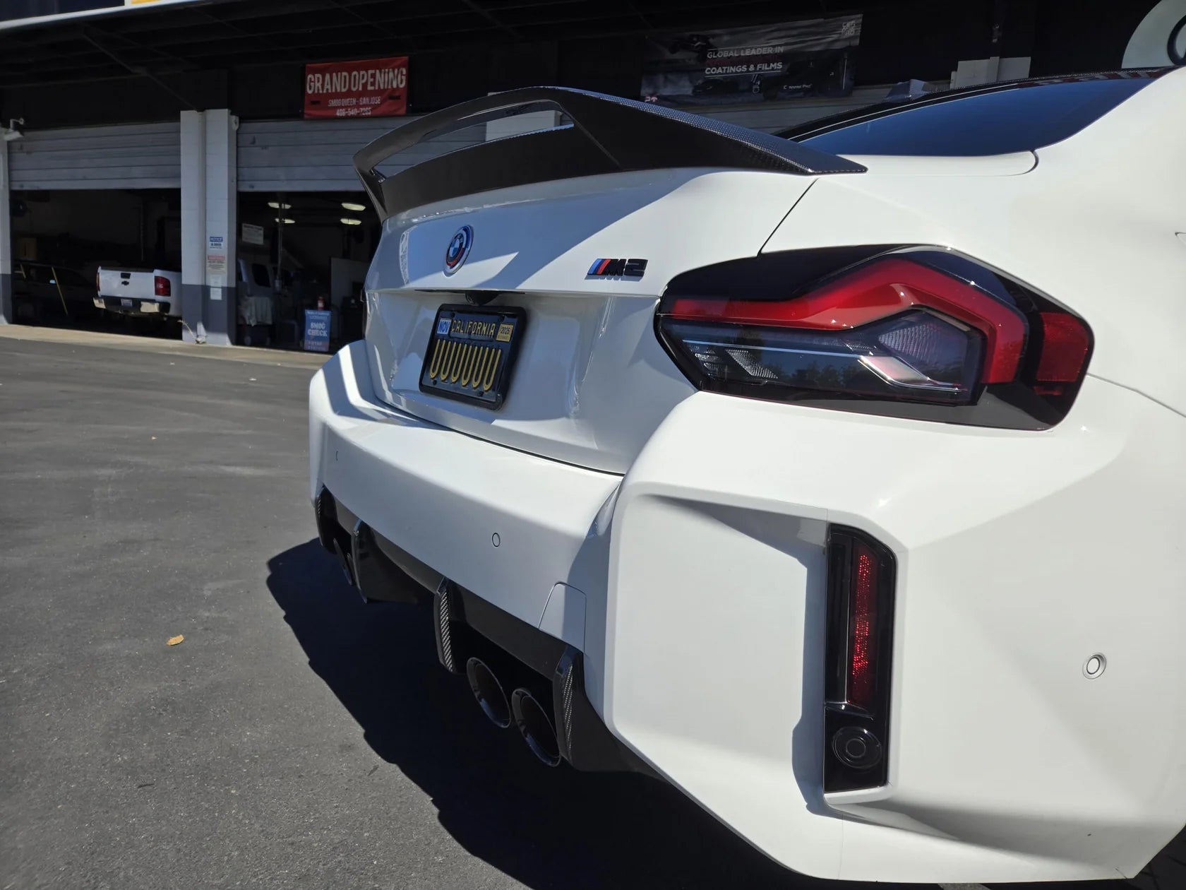 prepreg Carbon Fiber AD Style Rear Trunk Spoiler - BMW M2 G87 2 Series G42