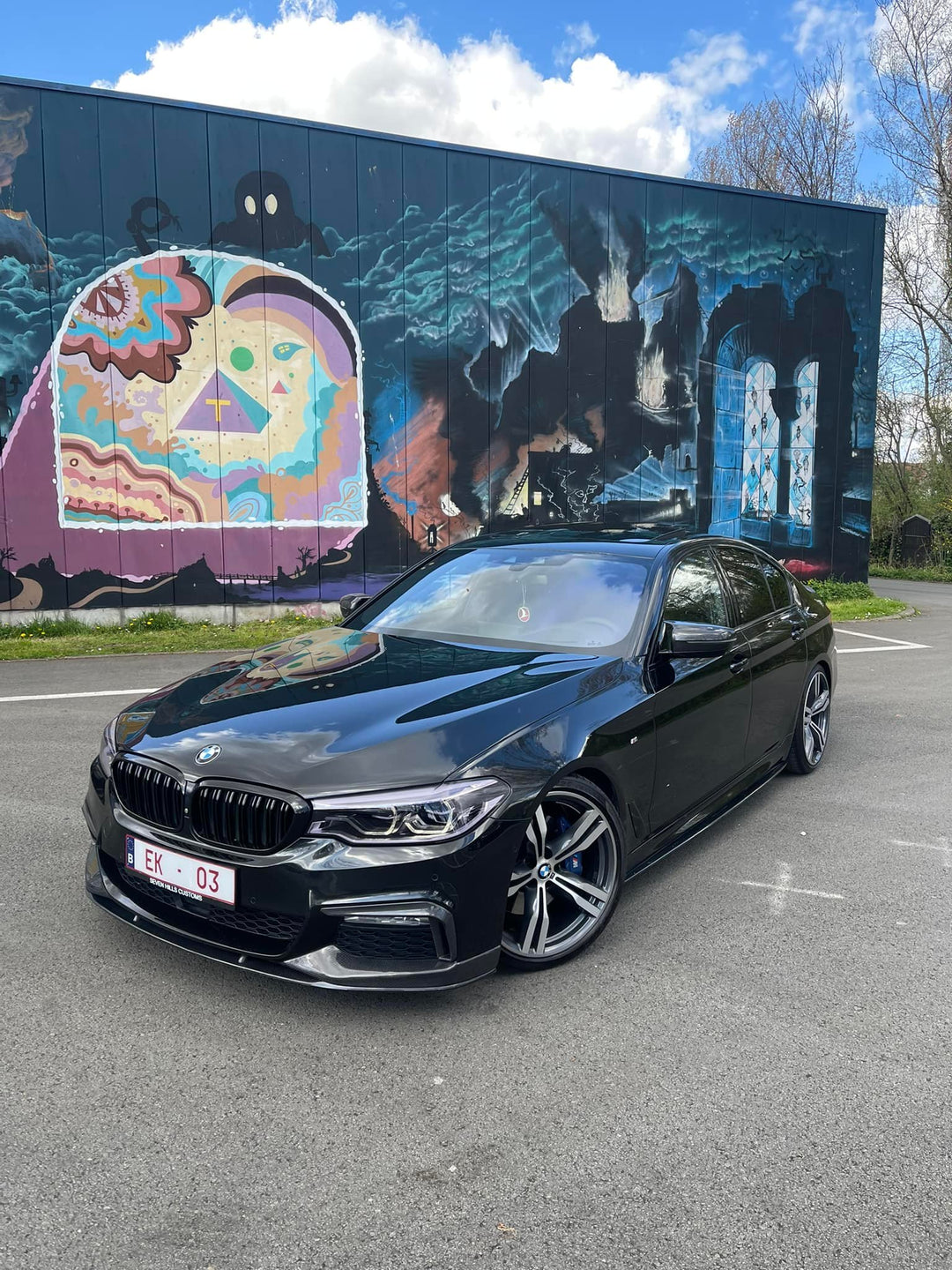 MP Style Carbon Fiber Front Lip - BMW G30 / G38 5 Series