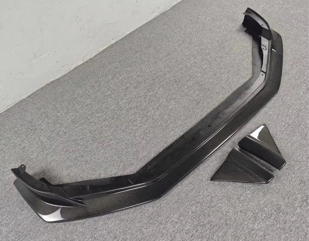 Carbon fiber T style front lip - Nissan R35 GTR 2024+