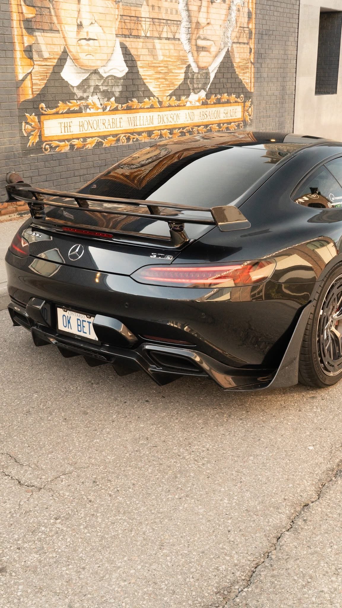 Carbon Fiber Pro Rear Trunk Wing - Mercedes GT/ GTS/GTR